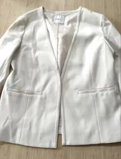 SALE【ナノユニバース】ノーカラージャケットのサムネイル