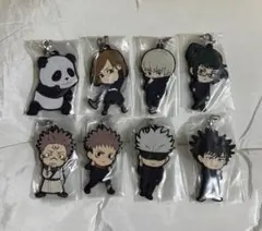 呪術廻戦ラバーストラップ　8個セット