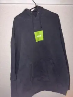 HUF 黒 フード付きパーカー 新品タグ付きのサムネイル