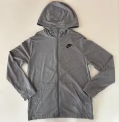 Nike グレー パーカー フード付き