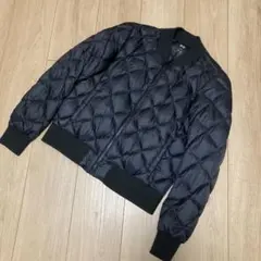 UNIQLO ブラック キルティングダウンジャケット S