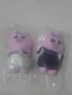 おぱんちゅうさぎ 吊り革マスコット 乗務員マスコット セット