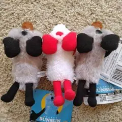 パペットスンスン　ひっかけマスコット　ゾンゾン　2個　ノンノン　1個