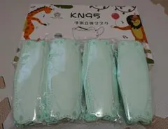 マスク 不織布 立体 40枚 (色：ミント)