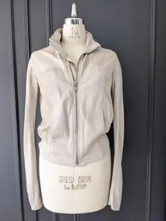 RICK OWENS ラムレザーブルゾン　訳あり補修済みのサムネイル