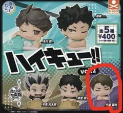 おねむたん　ハイキュー 牛島若利　ガチャポン　ガチャガチャ