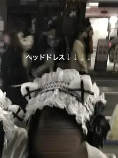 ヘッドドレス ホワイト ブラック