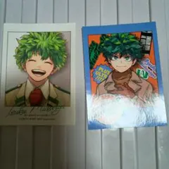 最強ジャンプ　ヒロアカ　緑谷　二種セット　ステッカー　ギガ　特典