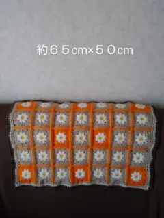 ◆コッコ様専用◆グラニースクエア♥ぷっくりお花のマルチカバー♥かぎ針編み