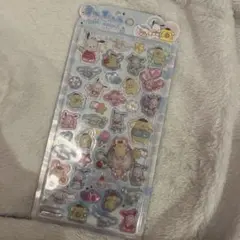 正規品　ポチャッコ　はぴだんぶい　うるちゅるポップシール　ボンボンドロップシール