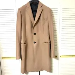 TONELLO トネッロ　チェスターコート キャメル 46 イタリア製　カシミアのサムネイル