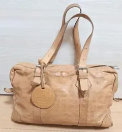 Vivienne Westwood　総柄ロゴ型押し　ボストンハンドバッグ