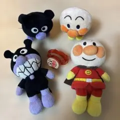アンパンマン バイキンマン ぬいぐるみ まとめ売り 時計付き