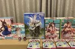 【新品】ウマ娘　ワンピース　ちいかわ　初音ミク　モノノ怪　フィギュア8点セット 新品】ウマ娘 ワンピース ちいかわ 初音ミク モノノ怪 フィギュア8点