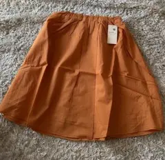 earth music&ecology オレンジ フレアスカート F