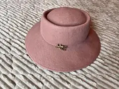 ピンクブラウン ウール ハット ca4la