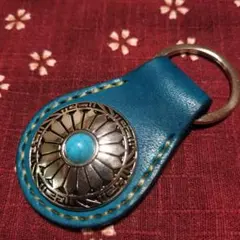 キーリング　レザークラフト 牛革　ハンドメイド