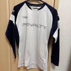 PENALTY ペナルティ 長袖シャツ ホワイト ネイビー Mのサムネイル