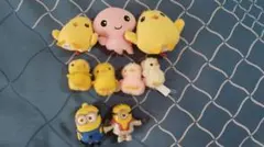 小小兵・小雞・章魚 絨毛玩偶＆公仔 9件組 組合販售