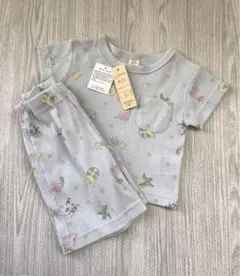 ★新品★ 恐竜　パジャマ　80cm 水色