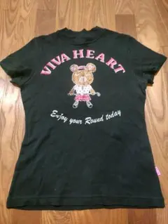VIVA HEART 半袖Tシャツ ブラックのサムネイル