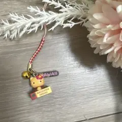 ご当地キティ　ハワイ・USA限定　キティちゃんストラップ　キーホルダー