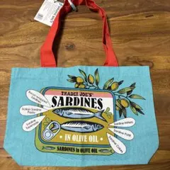 【新品】Trader Joe's トレダージョーズ　サーディン柄　エコバッグ