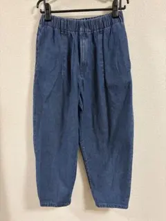 GU ウエストゴム デニムパンツ インディゴ