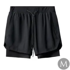 トレーニングパンツ ショートパンツ メンズ 短パン ジム ランニングパンツ M