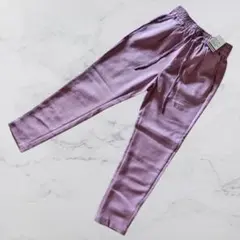 ベイフロー ストレッチパンツ S ラベンダー ウエストゴム 春夏 ゆったり 安心