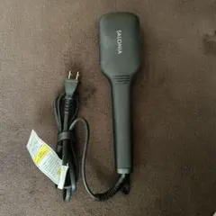 【SALONIA】サロニア ブラシヘアアイロン 温度調整機能付き