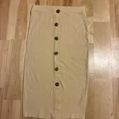 ZARA ザラ　タイトスカート　ロング　フロントボタン　Ｌサイズ