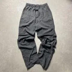 POLO RALPHLAURENパジャマパンツチェックグレーリラックスウェア古着