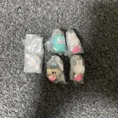 サンリオキャラクターオールスターズめじるしアクセサリー　5点