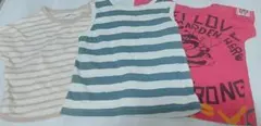半袖Tシャツ・タンクトップ 3枚セット 70-80cm
