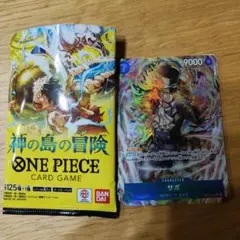 ワンピースカード サボSR パラレルOP15-046 神の島の冒険