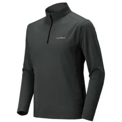 mont-bell ダークグレー ハーフジップ トップス