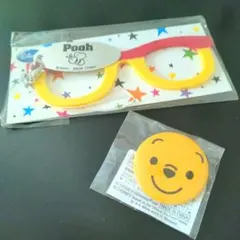 【新品】【プーさん】缶バッチ　ストラップ　おまとめ