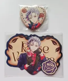 不破湊 Rose Valentine ハート型缶バッジ にじさんじ - メルカリ