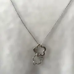 MARY QUANT ネックレス ダブル デイジー ラインストーン 花チャームのサムネイル