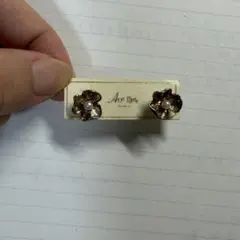 Ane Mone フラワーパールピアス 両耳用