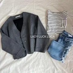 極美品　LADY LUCK LUCA ショート　ジャケット　羽織りやすい
