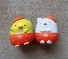 すみっコぐらし いちご帽子でおめかし マスコット とんかつ しろくま