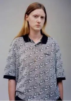 Supreme/Nike Jacquard Polo Mサイズ　ネイビーのサムネイル