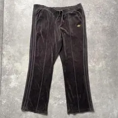 【00s アーカイブ vintage adidas ベロア トラックパンツ】