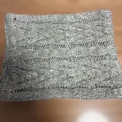 ニット編み　フリース　ネックウォーマー