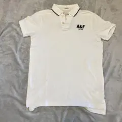 Abercrombie & Fitch ホワイトポロシャツ M