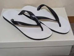 ハワイアナスビーチサンダル ホワイト/ブラック