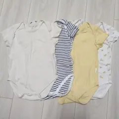 ベビー肌着ロンパース４点セット 80cm アカチャンホンポ