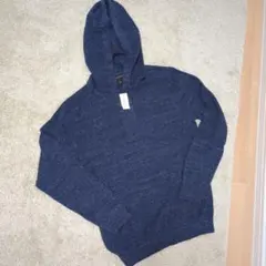 BANANA REPUBLIC ネイビー フード付きセーター M 新品タグ付き